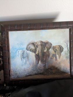 C. Peters Elephant painting