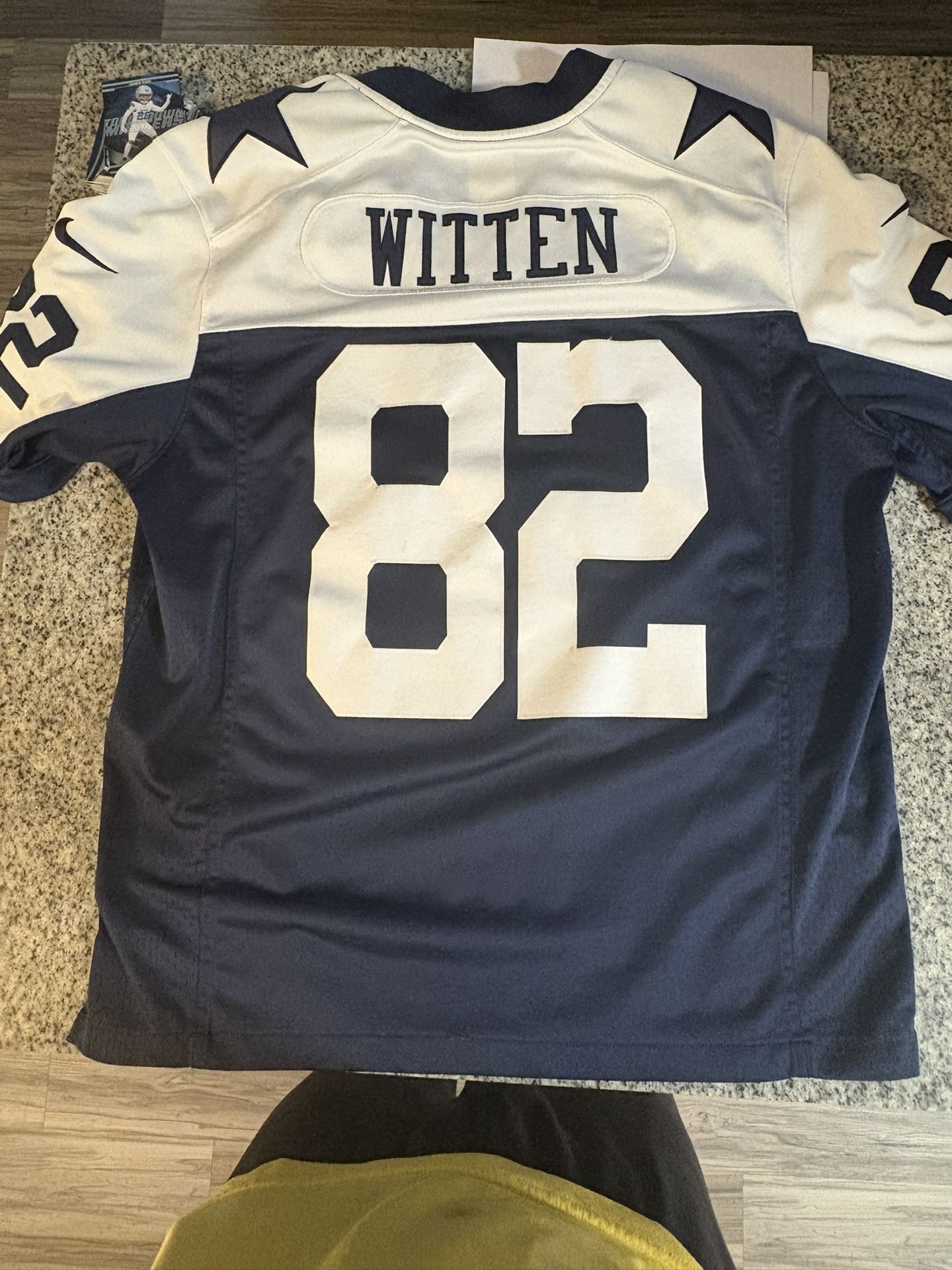Men's Nike Jason Witten Dallas Cowboys Alt Elite Throwback Jersey Size XL