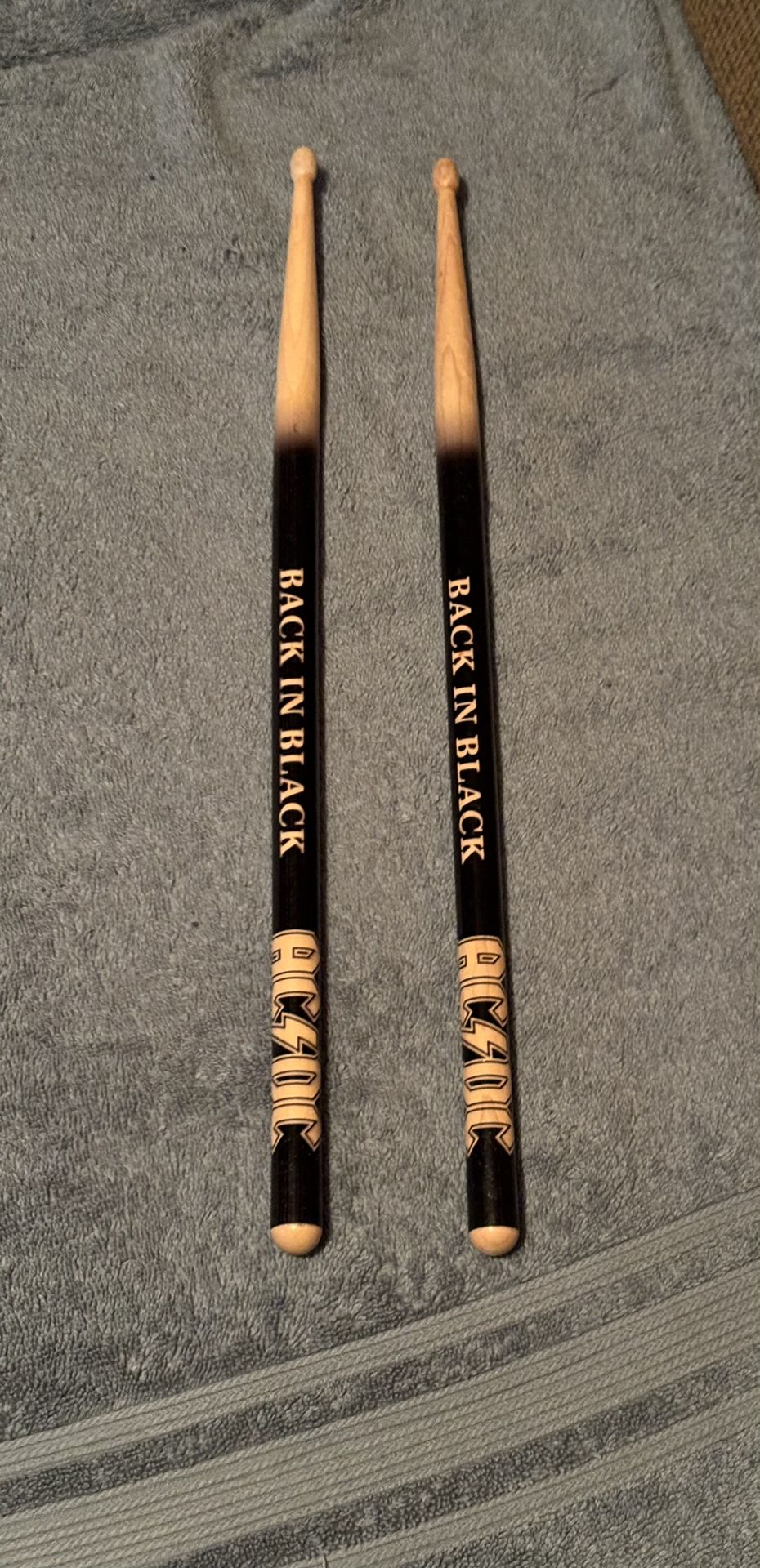 AC DC Back In Black Drum Sticks