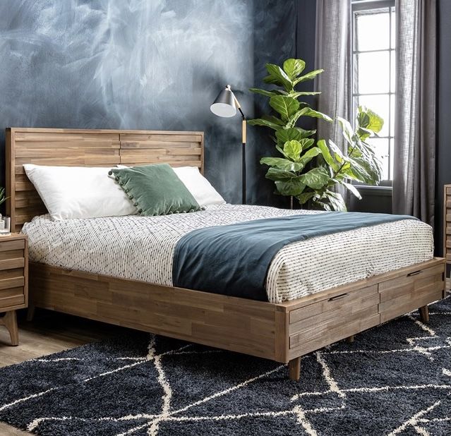 Caleb Queen Platform Bed With Storage