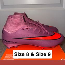 Size 8 & Size 9 Nike Zoom Mercurial Superfly 10 Pro FG HF9433-600 Soccer Cleats