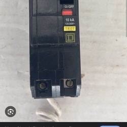 New Circuit Breaker Square D QOB240GFI 40 Amp 2 Pole GFCI Bolt On