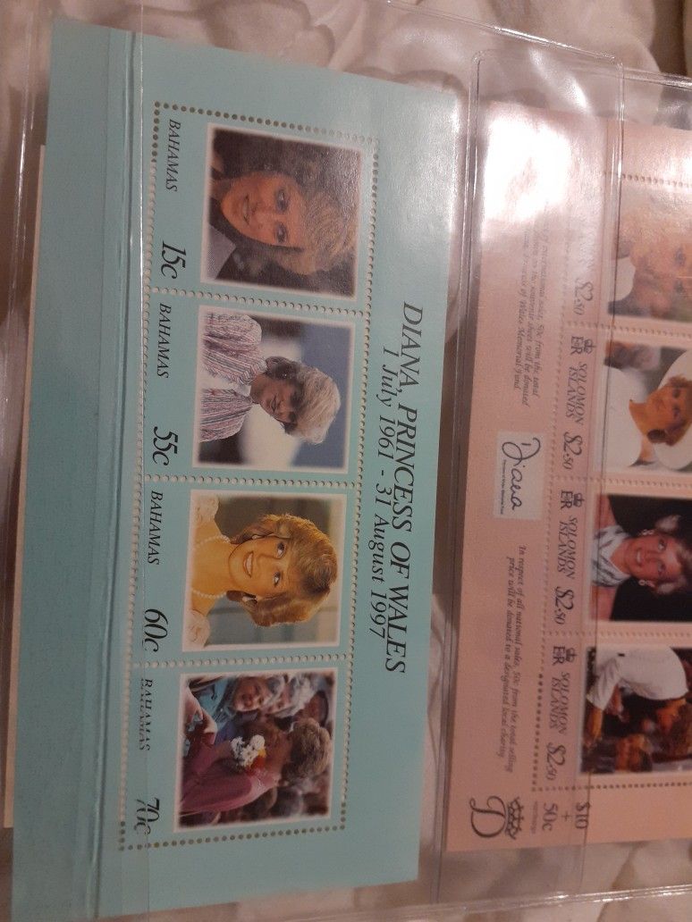 Set Of Princes Diana Of Wales 3 Sets Total With Certificates