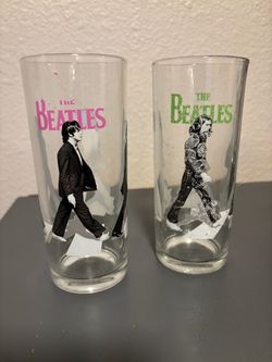 The Beatles Abbey Road Drinking Glasses Set of 2