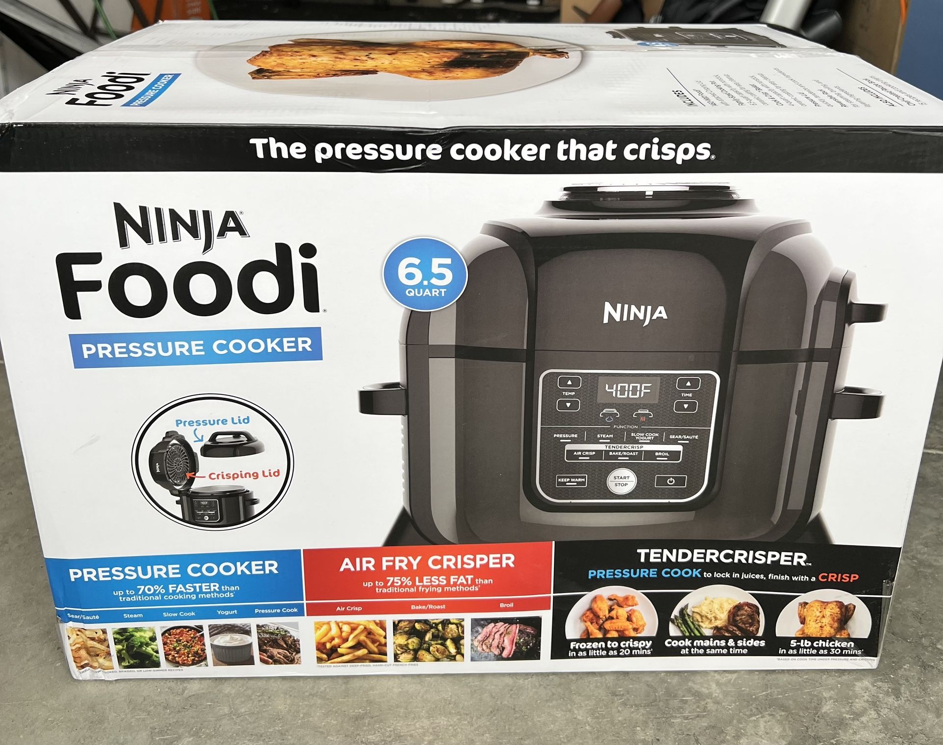 Ninja Op300 Ninja Pressure Cooker And Crisper Brand New Ninja