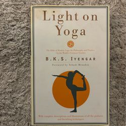 Light on Yoga book