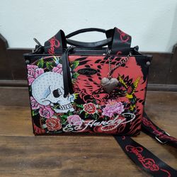 Ed Hardy Skull Tote Bag
