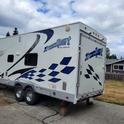 27ft Thore Transport Toy Hauler 