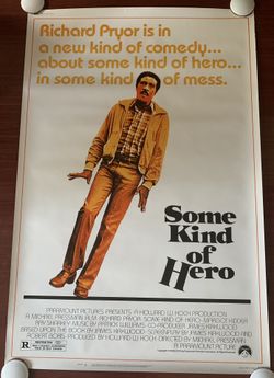 SOME KIND OF HERO Original 1982 Never Folded Studio Release Large 40”x60” Movie Poster‼️ RICHARD PRYOR‼️
