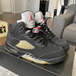 Air Jordan 5 Black Metallic 2016 size 10.5