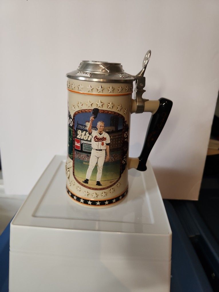 CAL RIPKEN Jr A League of His Own Beer Stein by Longton Crown #97721 Ltd Ed.