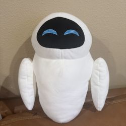 Disney Parks Wall-E Eve Eva 12” Squinting Eyes Plush Stuffed