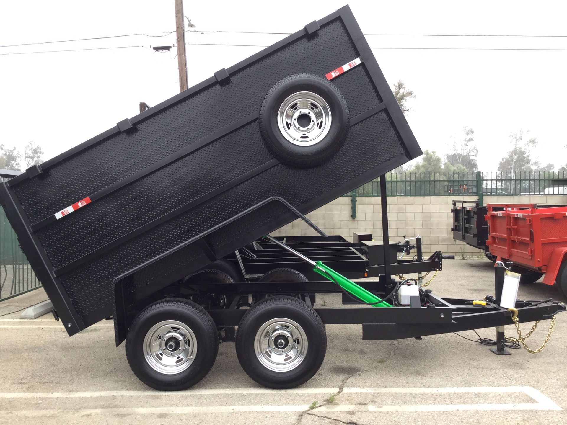 5x10x4 T/A Dump Trailer