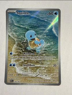 Pokémon Scarlet & Violet 151 – Squirtle & Wartortle Cards (Near Mint)