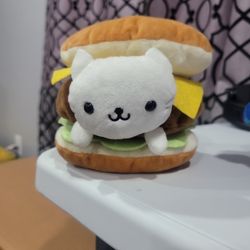 Hamburger Cat Plushie