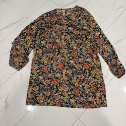 Floral Long Sleeve Dress