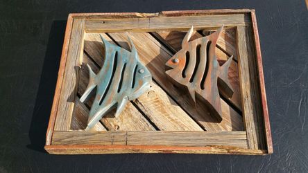 Spectacular FISH ART 2' long!! Local artist!
