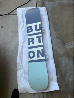 Burton snowboard with step on bindings