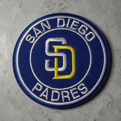 Padres Round Iron-on patch