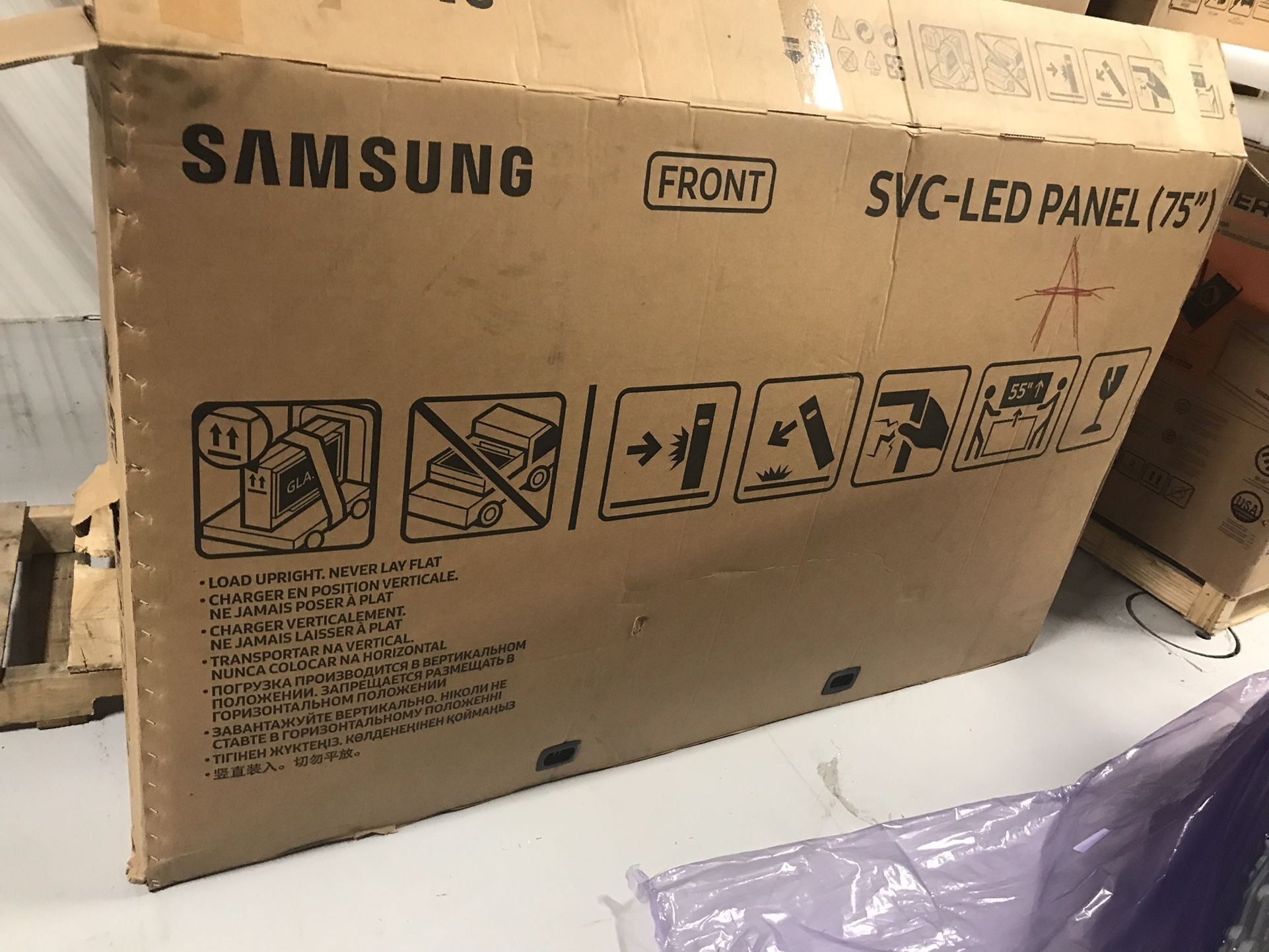 Refurbish LED panels 75 inch Screen (UN75RU9000FXZA Samsung 9 Series ...