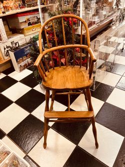 Vintage Oak High Chair