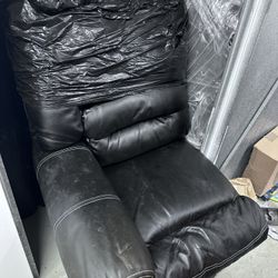 Leather Couch 4 Piece For Sale