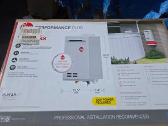 RHEEM Tankless Natural Gas Water Heater (Price Is Firm)