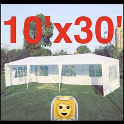 10'x30' canopy tent events parties weddings carport