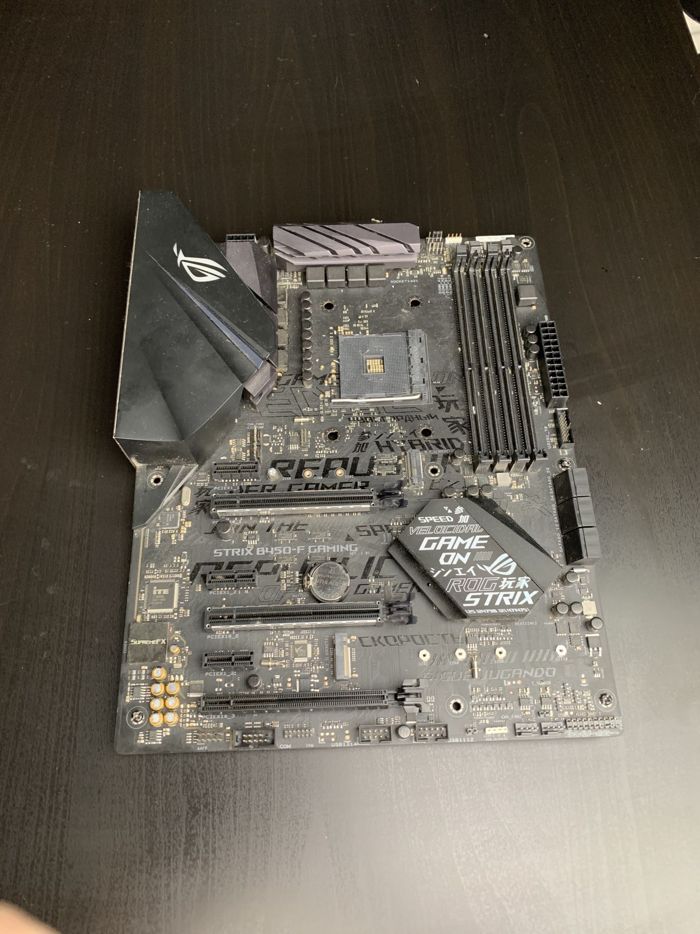 ASUS Rog Strix B-450 Gaming Computer Motherboard - For Parts