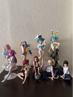 Anime Figure Lot – Loose Figures (No Box) – $185 for All 9