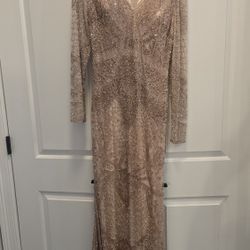 Lara FULLY beaded Gown Size 14