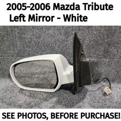 2005 To 2006 Mazda Tribute Left Side View Mirror