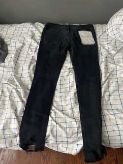 Purple jeans
