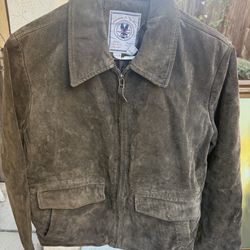 Womans Vintage suede bomber jacket