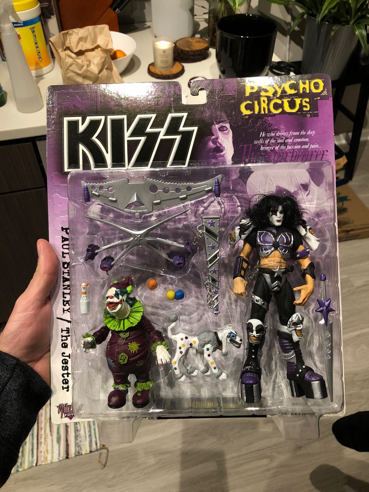 1998 Kiss Psycho Circus Paul Stanley with Jester by McFarlane Toys