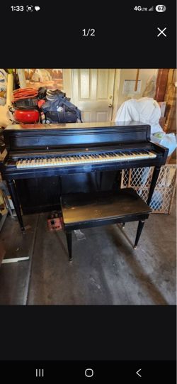 Piano with Stool