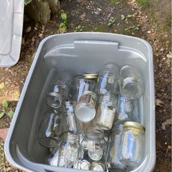 Canning Jars  Over 30 Small Medium Large 