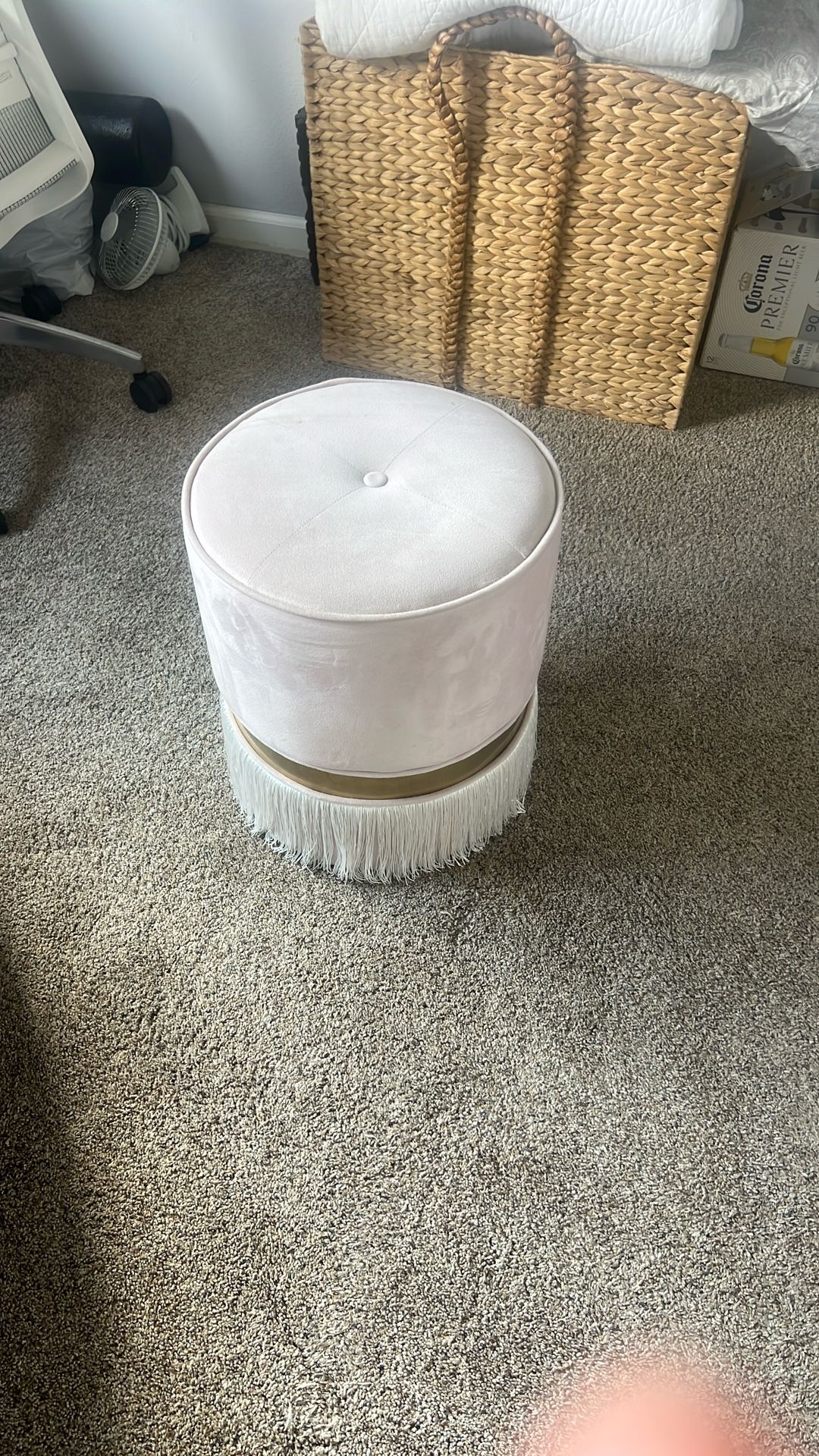 Cute pink stool