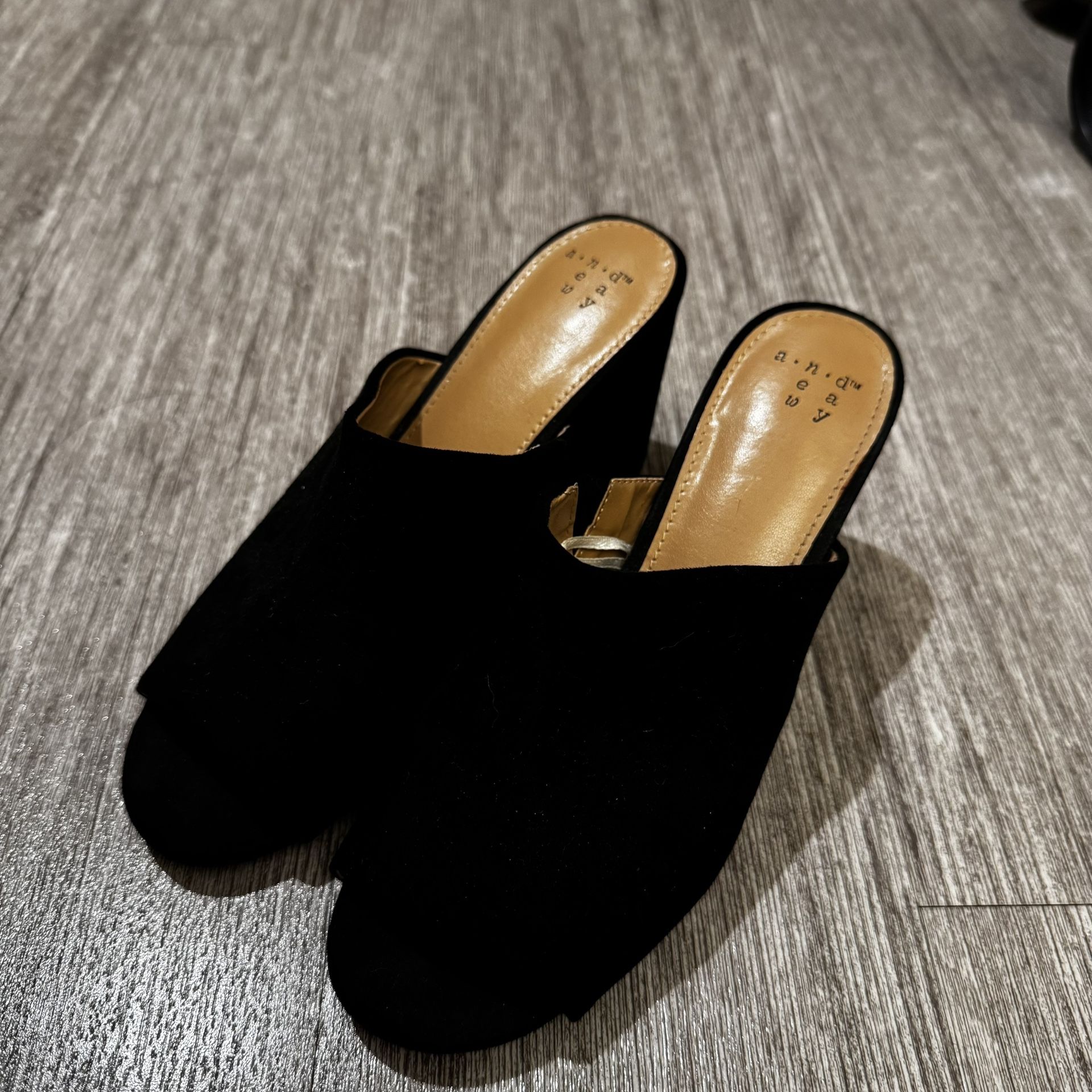 a new day black heels women’s size 6