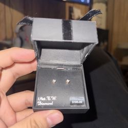 1/4cr J.W. Diamond, sterling silver