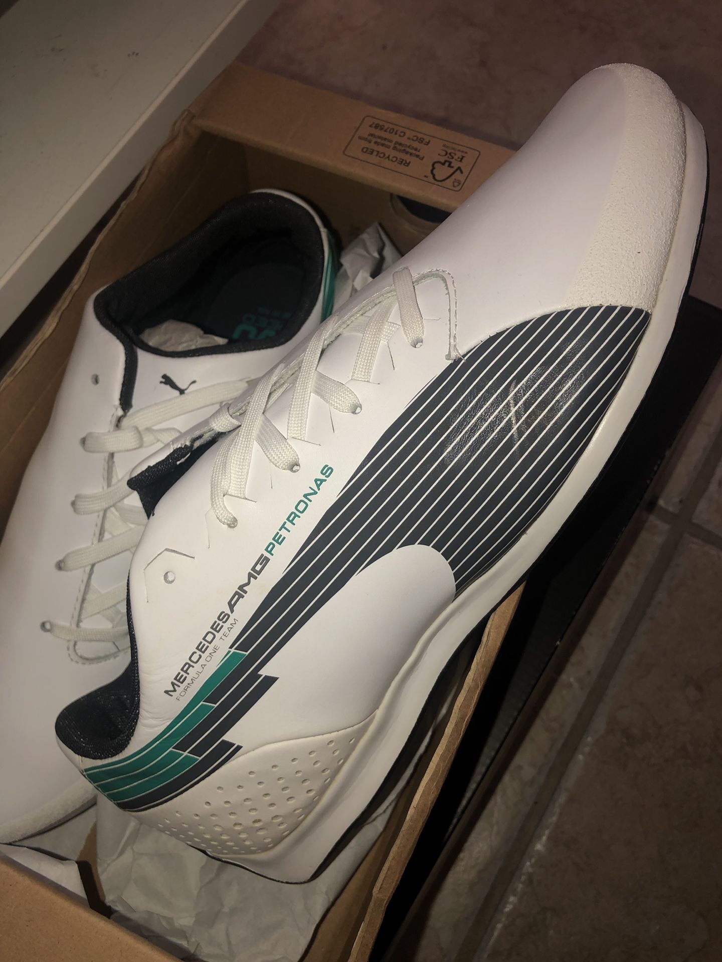 Puma evo speed low mercedes amg petronas running shoe 7.5