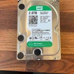 2TB WD Green SATA HDD