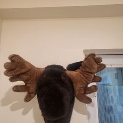 Large Plush Mount Puppet Moose Head