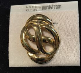 Anne Klein Goldtone Scarf Clip