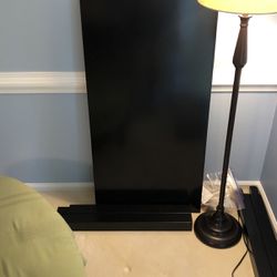 Black Desk / Table With Two Drawers