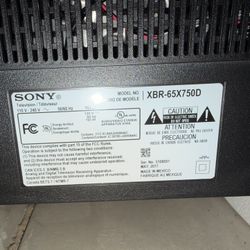 65” 2017 Sony TV