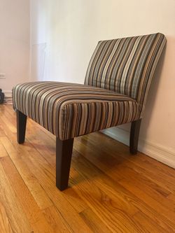 Striped Accent Chair