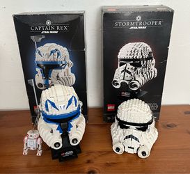 LEGO Star Wars Helmet 75276, 75349 Helmet Collection, used