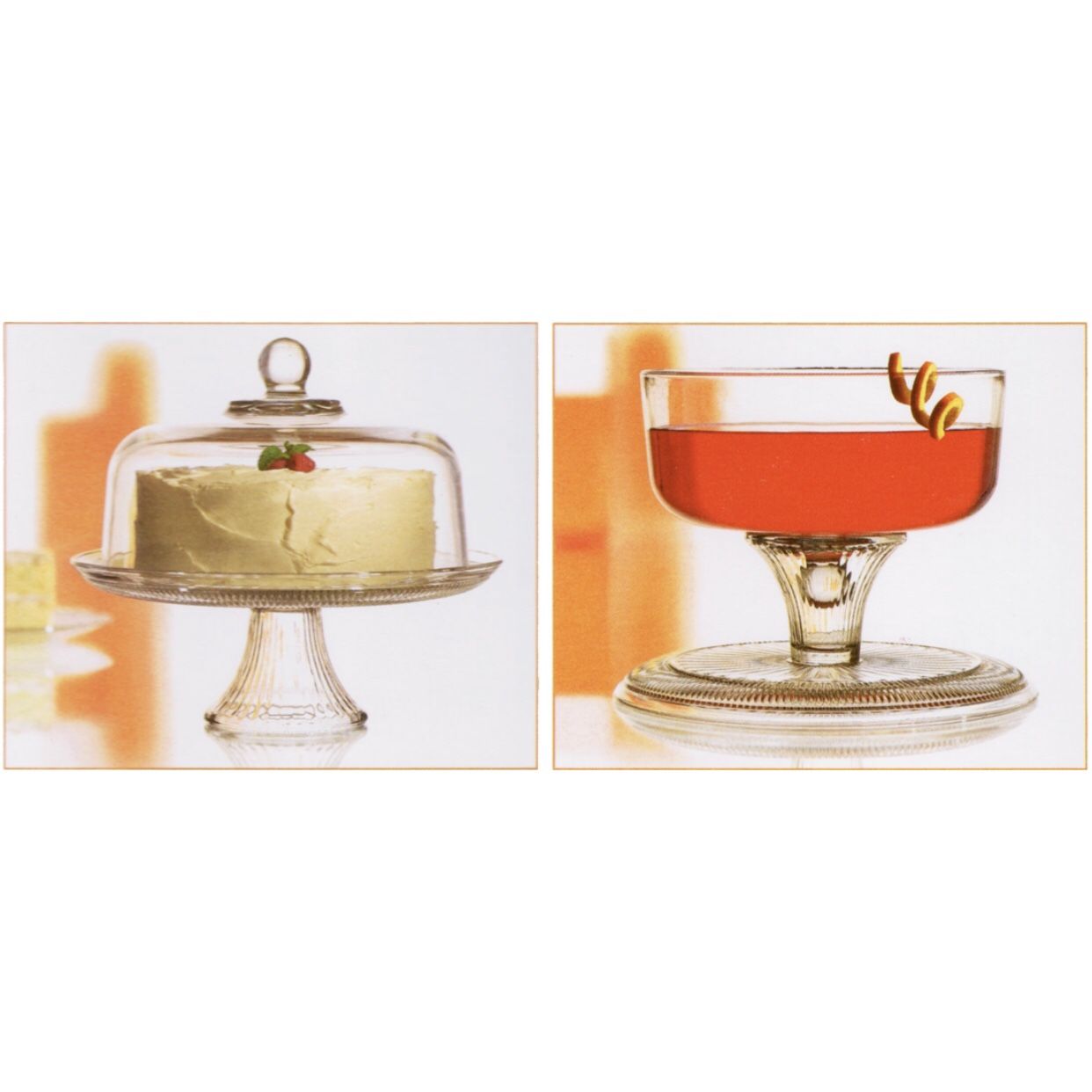 Cake stand / punch bowl 2 in 1 NEW never used