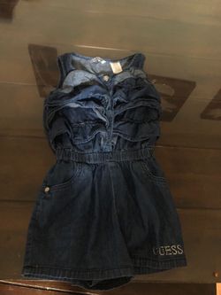 Romper girls size 6 Guess used but good condition/OBO
